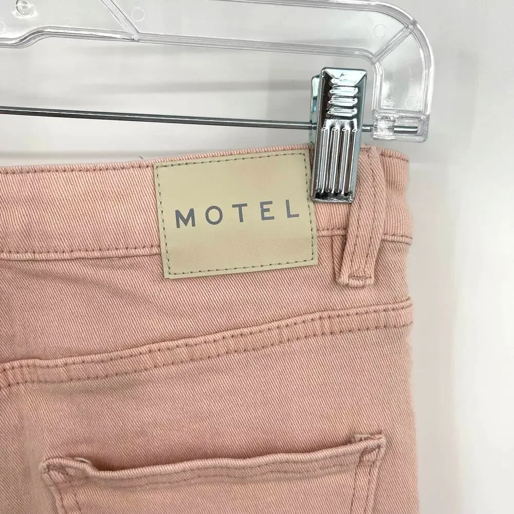 Motel Rocks | Jeans | Motel Rocks Bootleg Jeans In Blush Medium Light ...